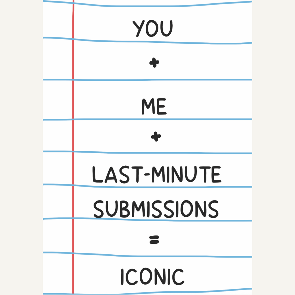 Last Minute Submissions Card