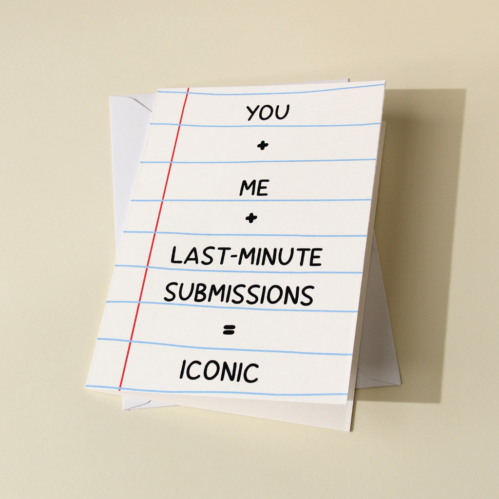 Last Minute Submissions Card