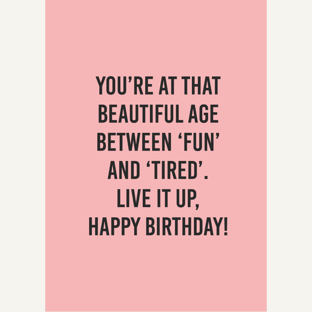 Beautiful Age Birthday Card