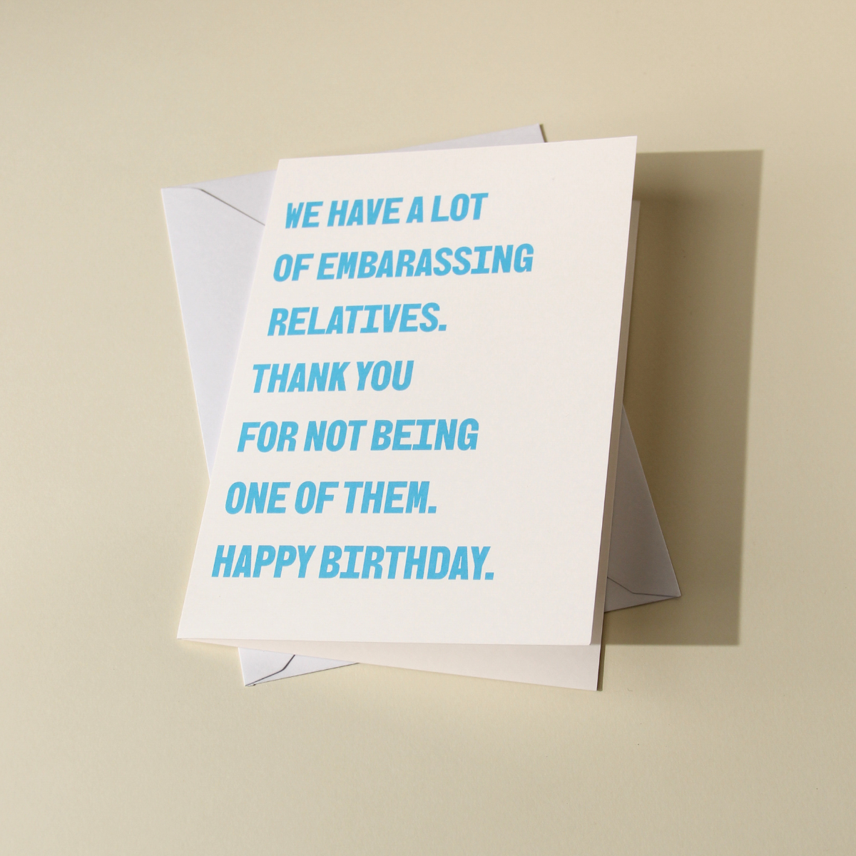 Embarrassing Relatives Card