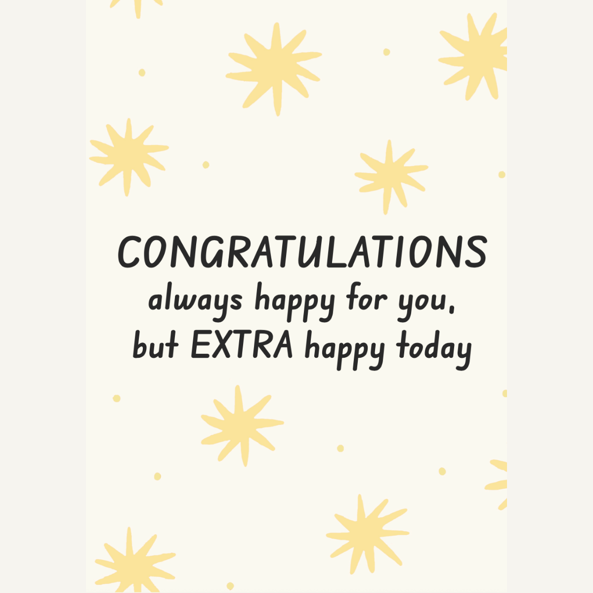 Extra Happy Today Card