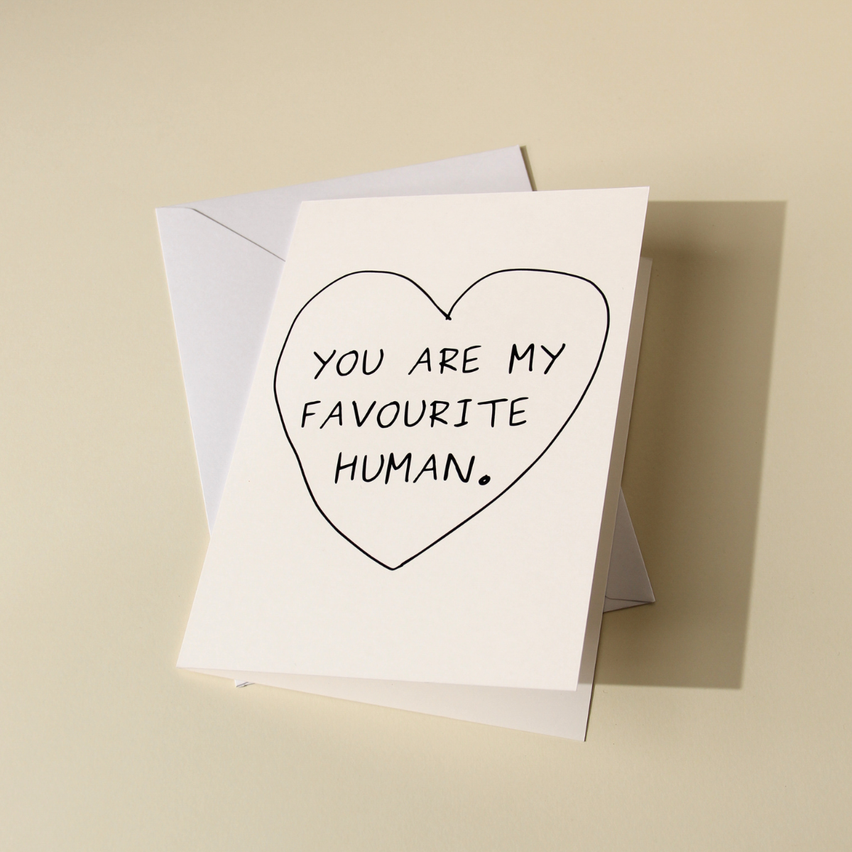 Favourite Human Card