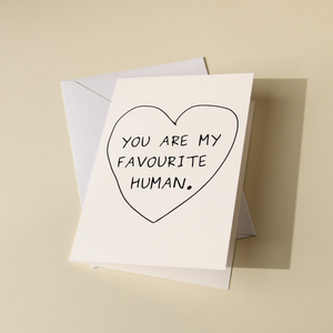Favourite Human Card