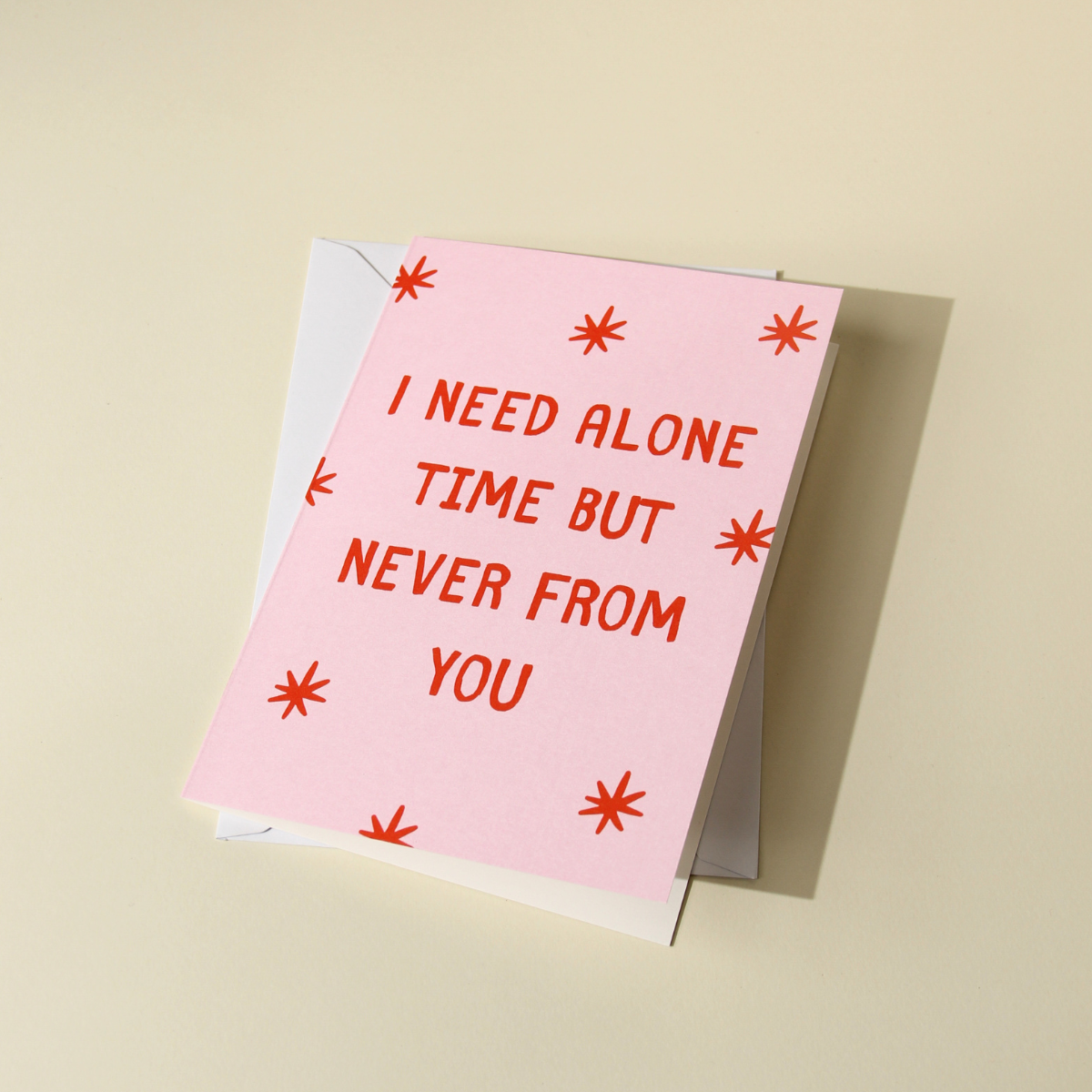 Alone Time Card