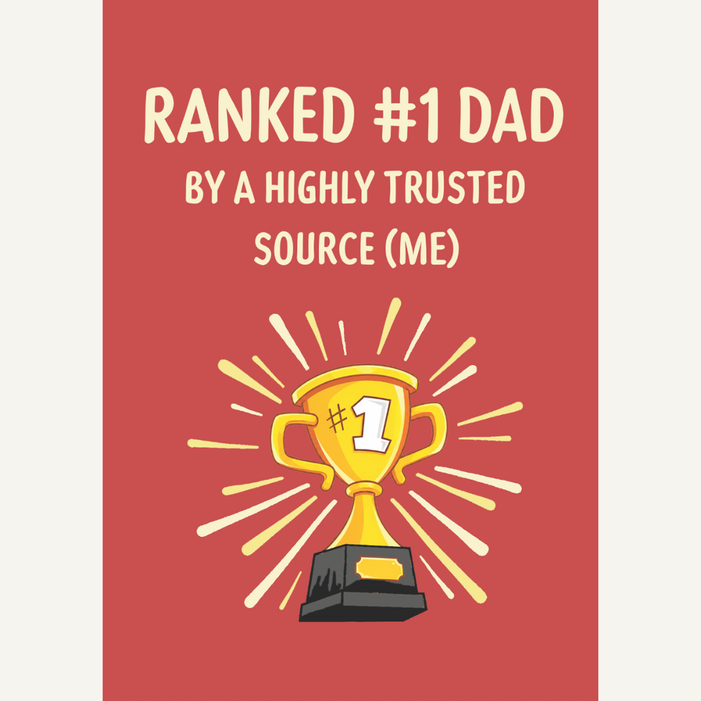 #1 Dad Card