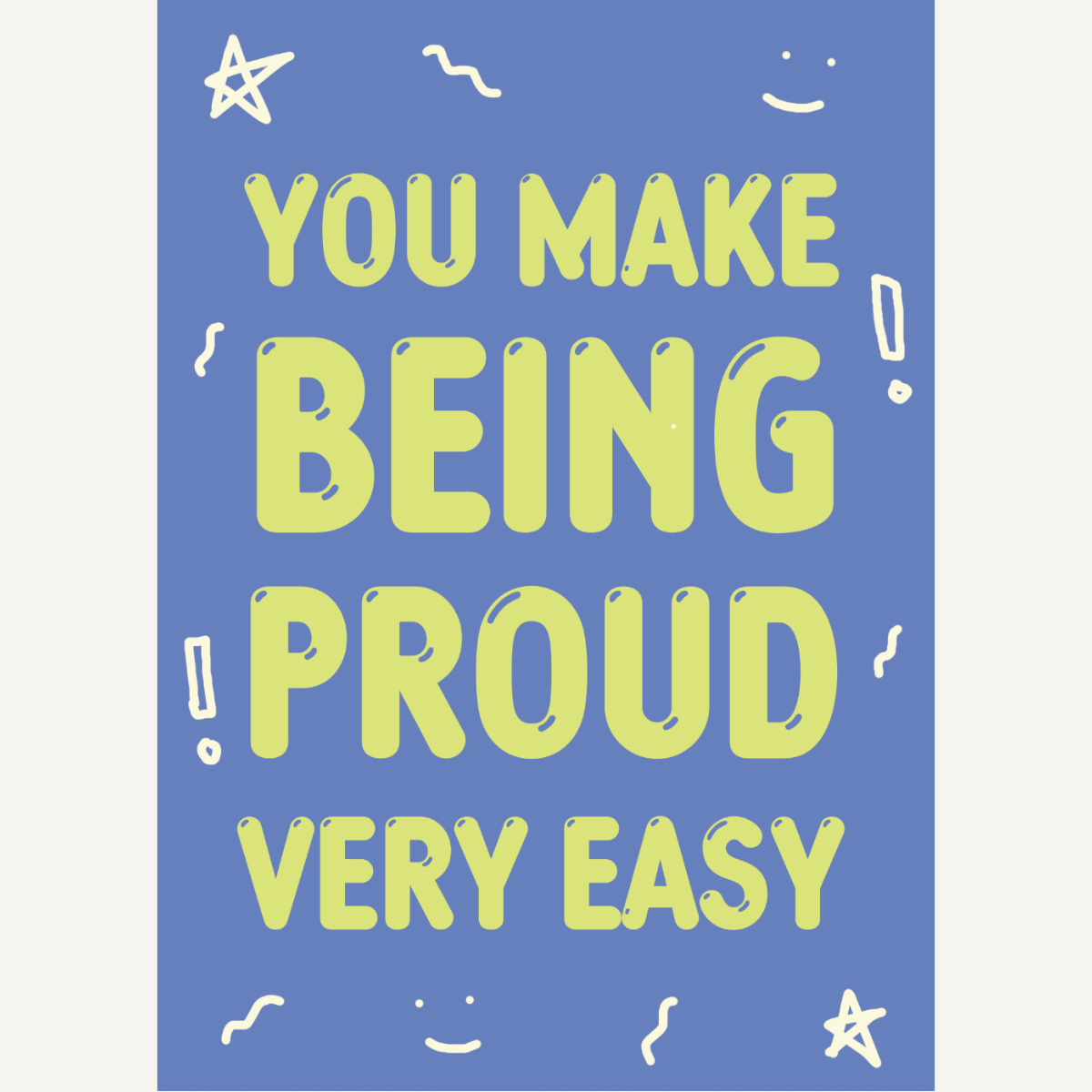 Being Proud Card