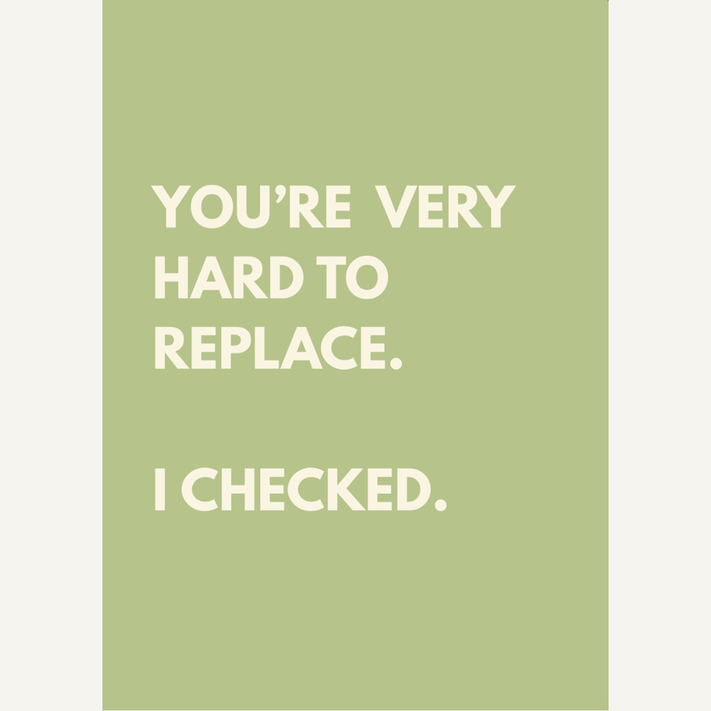 Hard To Replace Card