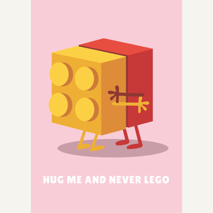 Never Lego Card