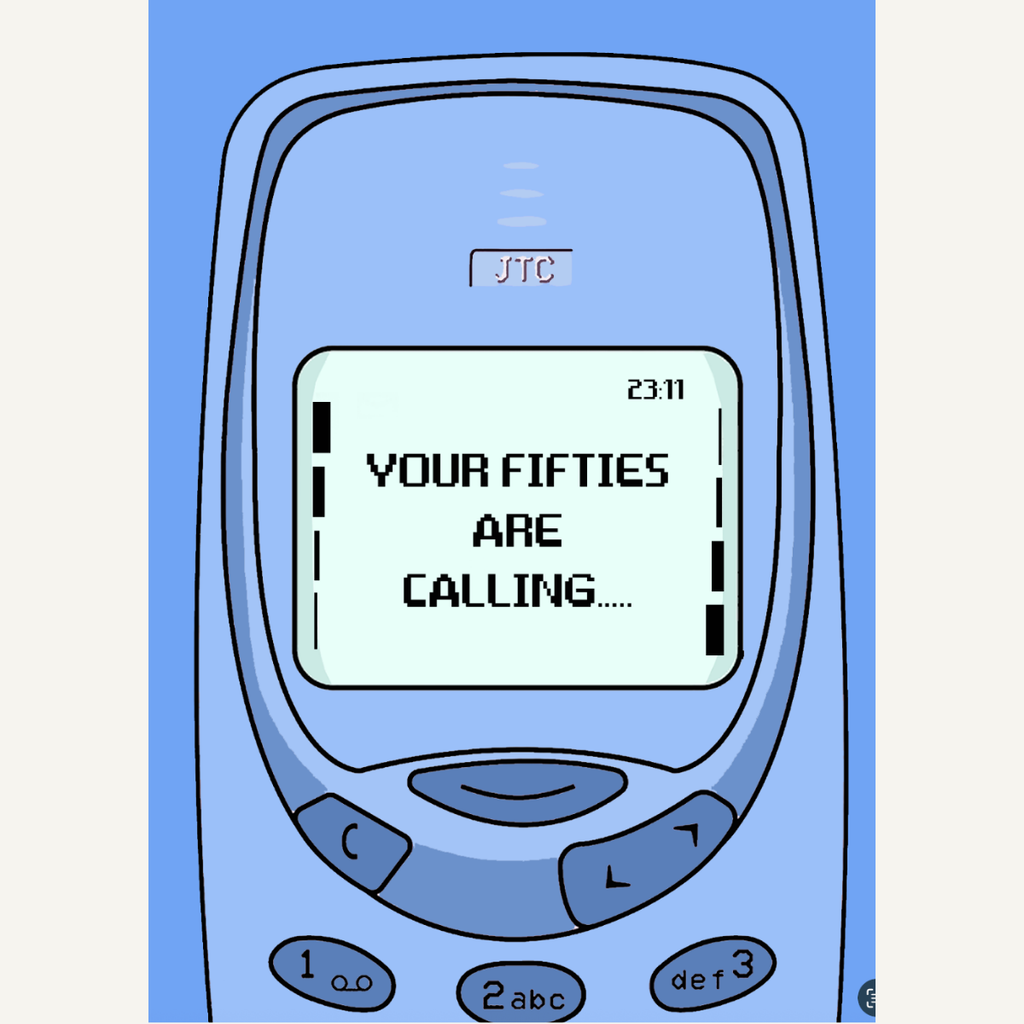 Fifties Are Calling Card