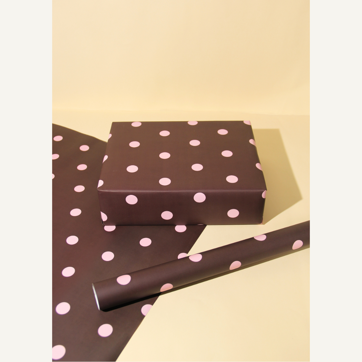 Brown & Pink Combo Gift Wrap Set