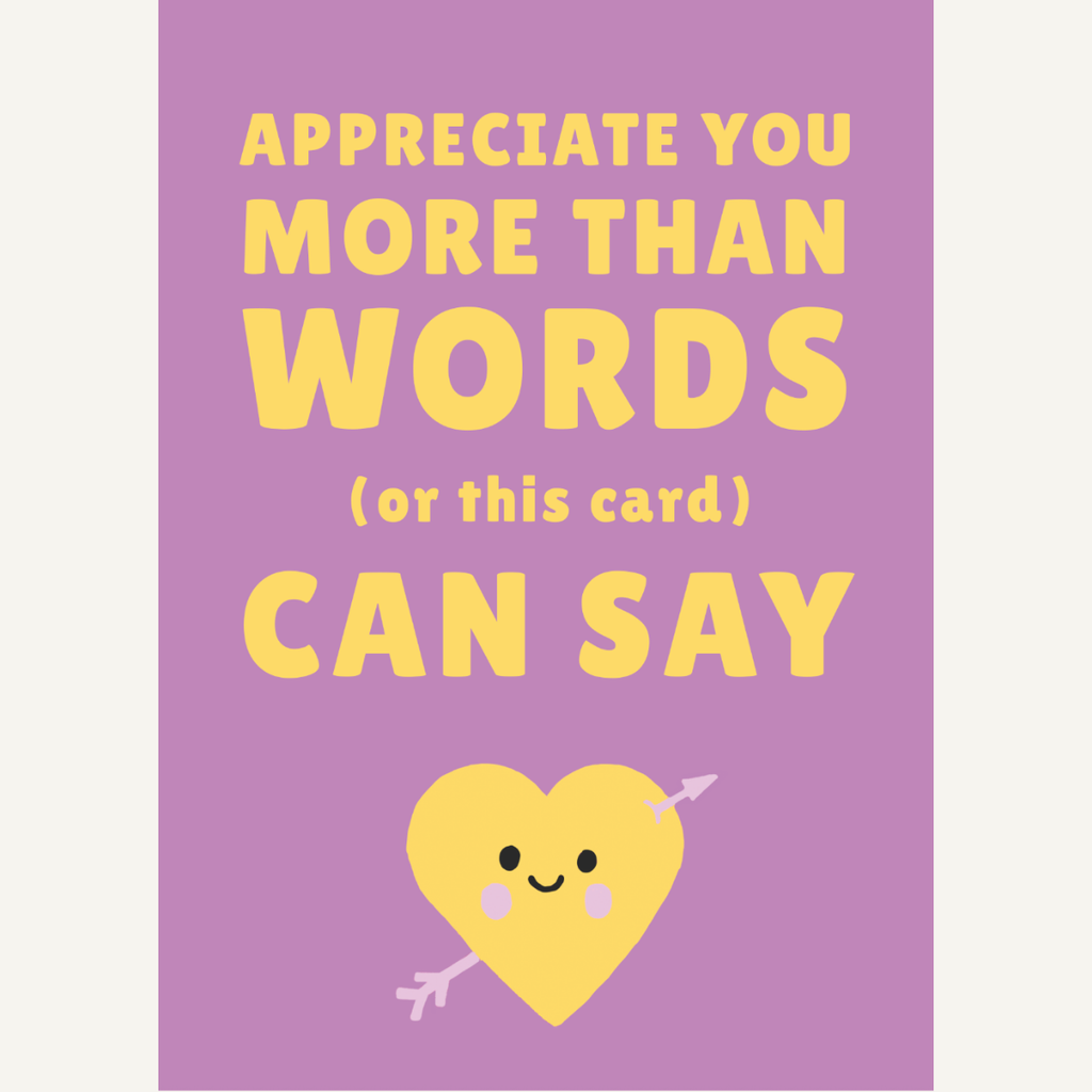 Appreciate You Card
