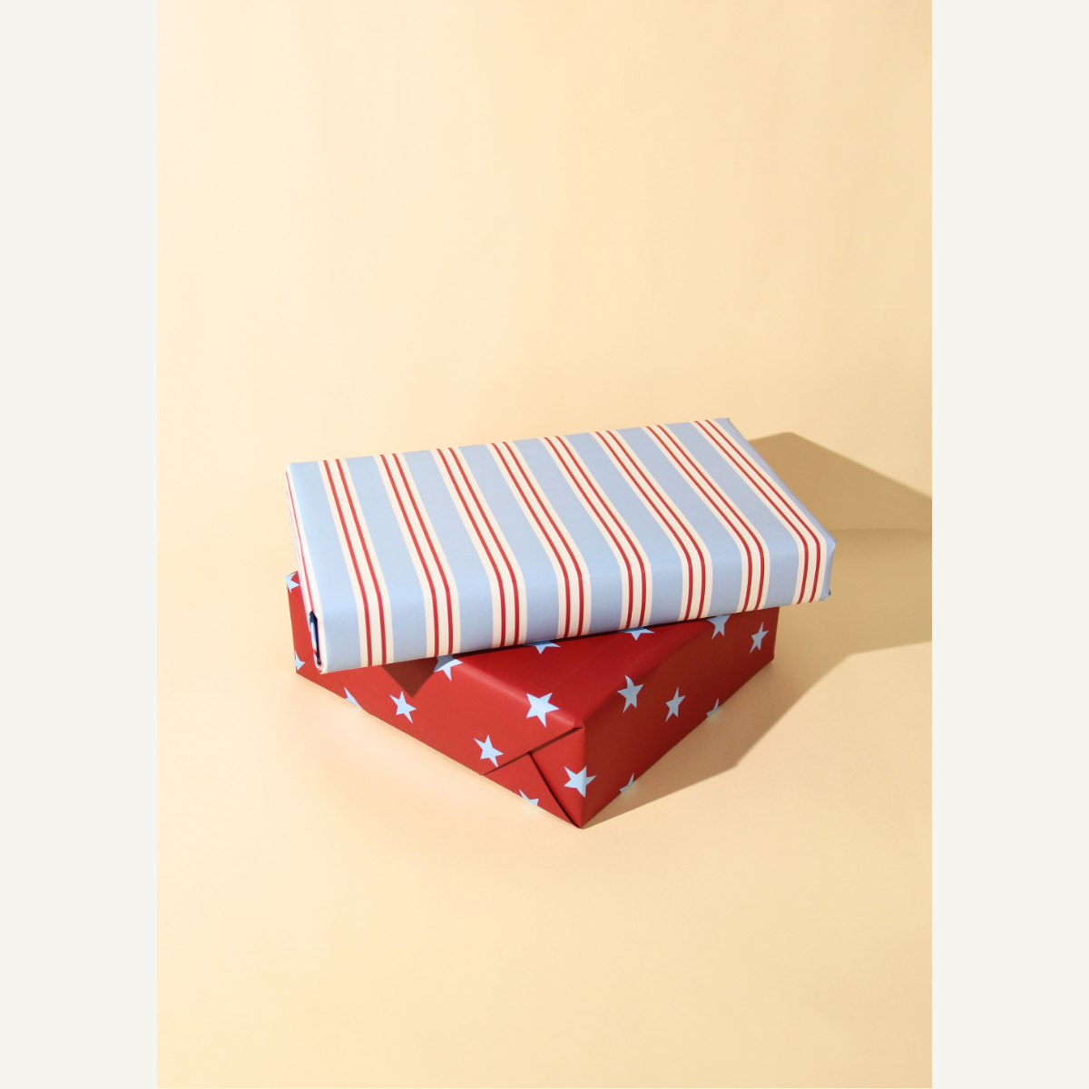 Blue & Red Combo Gift Wrap Set