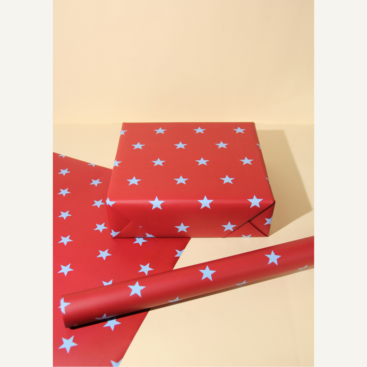 Blue & Red Combo Gift Wrap Set