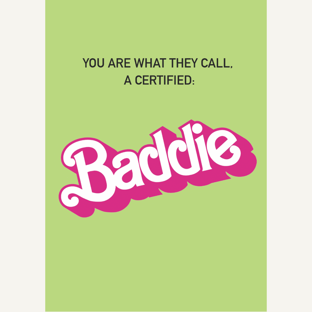 Baddie Card