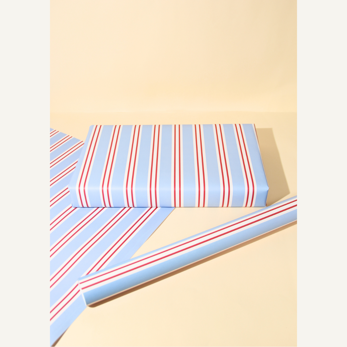 Blue & Red Combo Gift Wrap Set