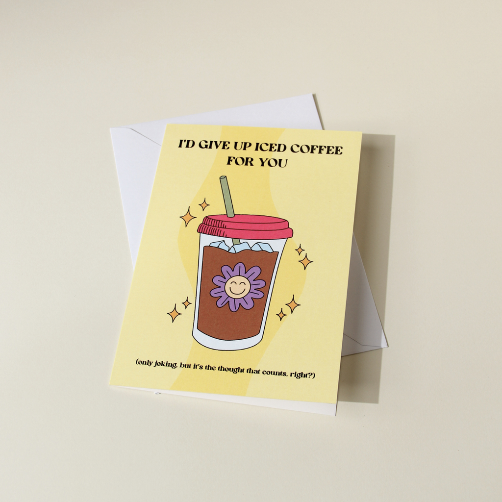 Iced Coffee Card