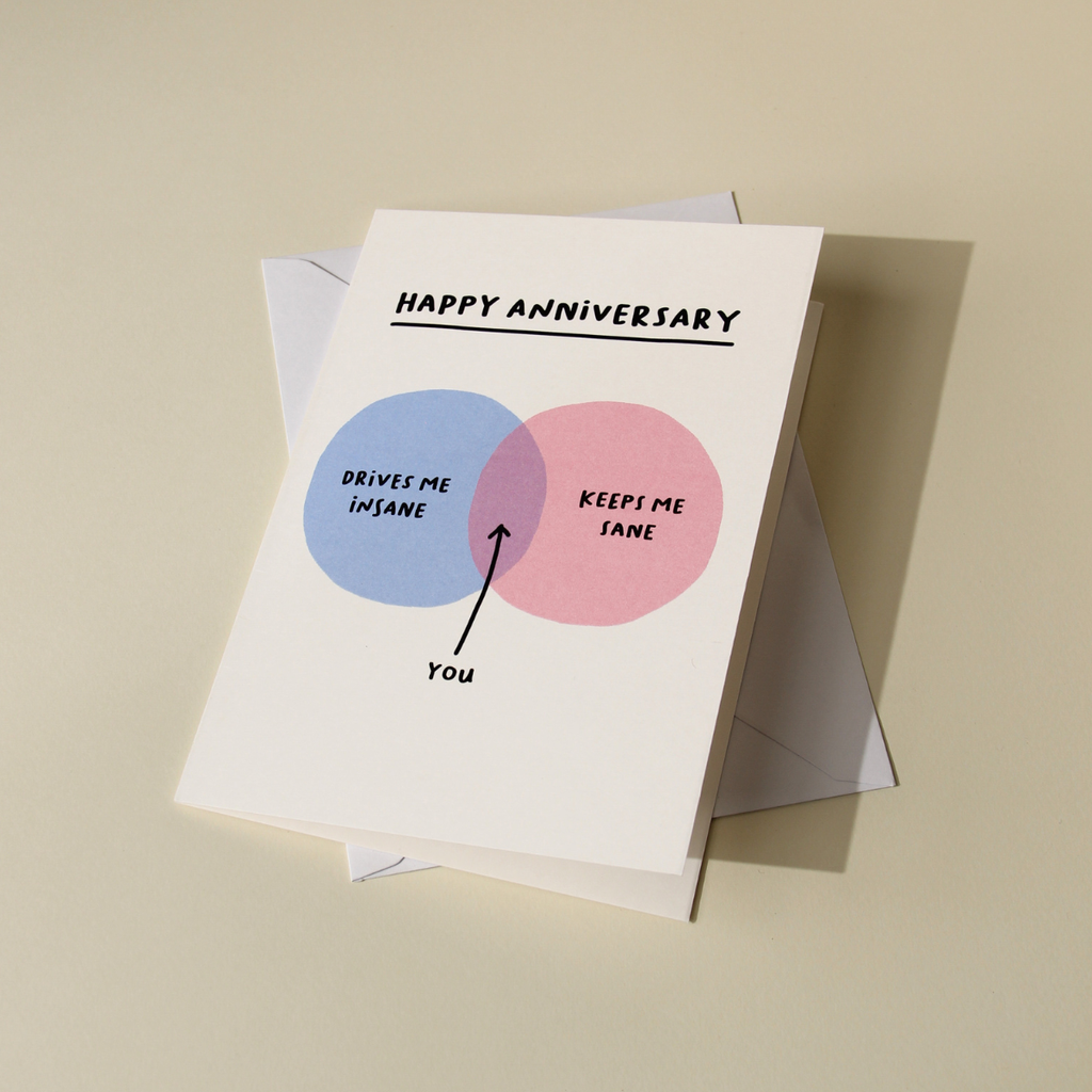 Insane-Sane Anniversary Card