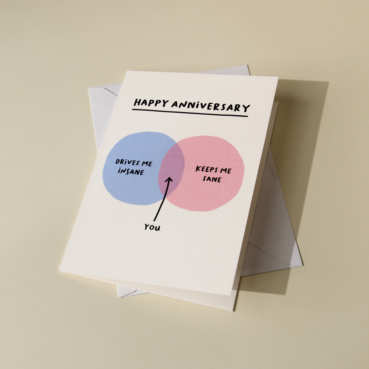 Insane-Sane Anniversary Card