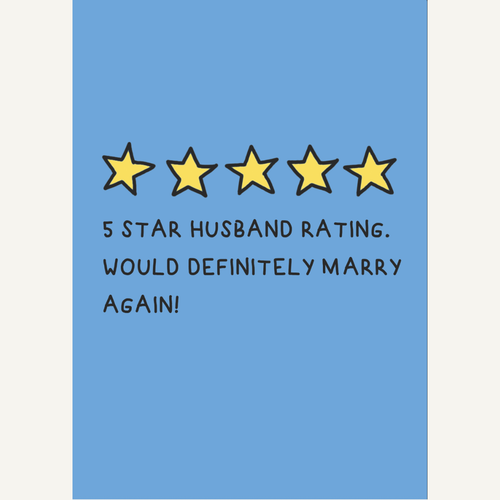 5 Star Husband Card