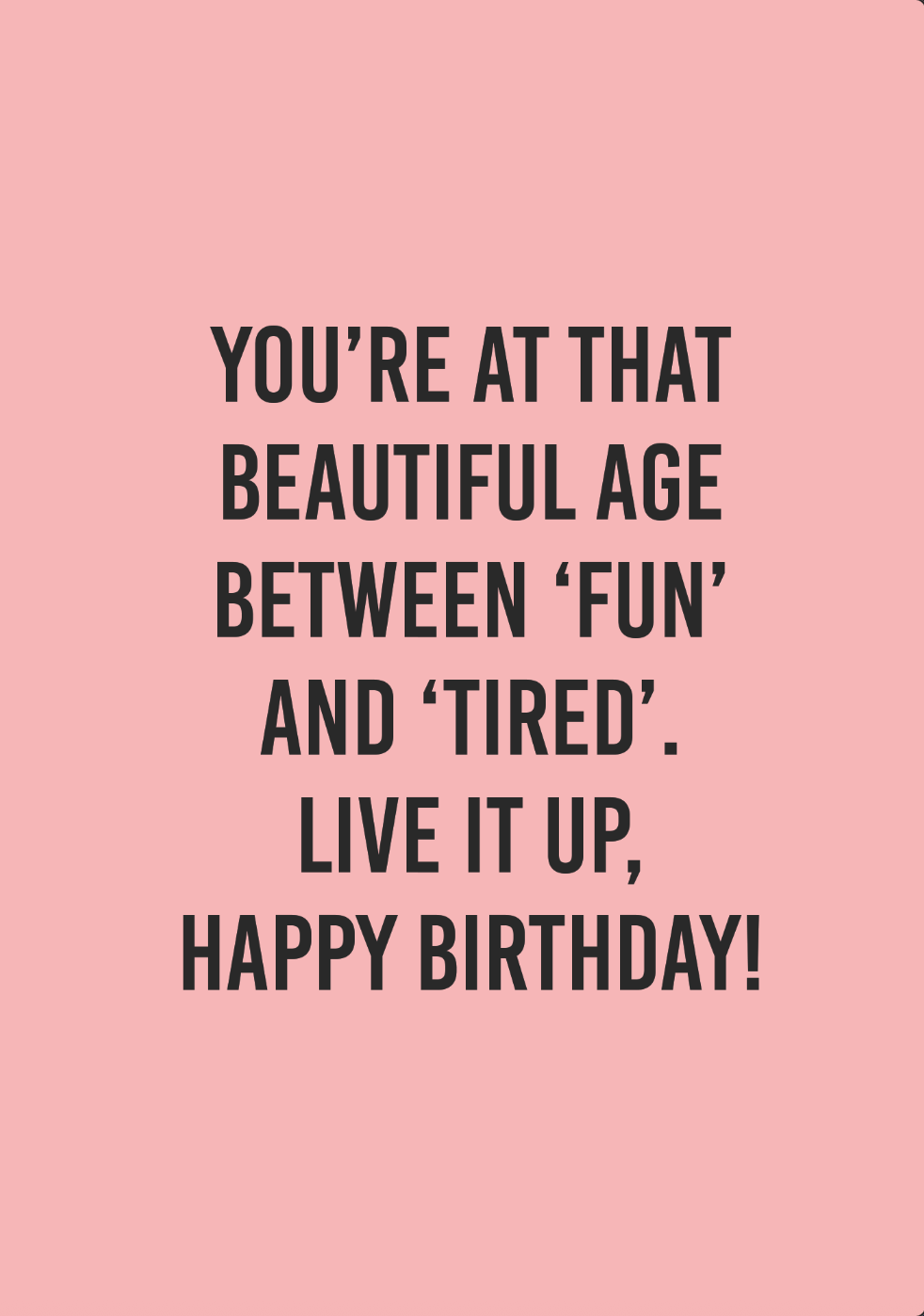 Beautiful Age Birthday Card