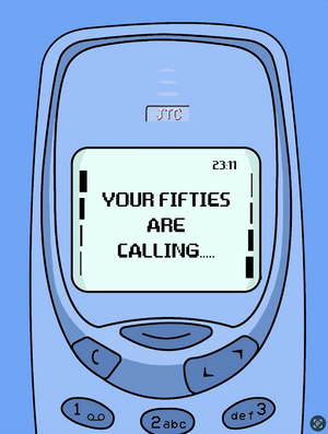 Fifties Are Calling Card